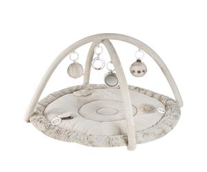 Fehn Couverture d'activités 3D Arche de jeu paresseux - Couverture d'éveil avec 5 jouets amovibles à attraper - pour bébés et enfants à partir de 0+ mois - Tapis d'éveil comme cadeau de naissance