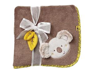Fehn Couverture douillette koala - pour se blottir, comme Tapis d'éveil, Doudou ou Couverture - pour la Maison et Les déplacements - pour les bébés dès la naissance