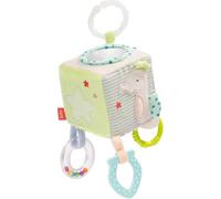 Fehn Cube d'éveil moteur Enfants de la mer - Cube d'activités à suspendre pour poussettes, lits bébé et sièges auto - pour les bébés et les enfants dès la naissance