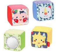 Fehn cube set Color Friendsjunior 7 cm peluche 4-pièces Multicolore G