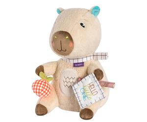 Fehn Doudou Capybara « Hello little One » - Camarade de jeu, protecteur et peluche - Peluche idéale comme aide à l'endormissement de bébé - Un superbe cadeau et un beau cadeau pour la naissance ou le