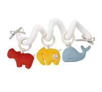 Fehn FehnNATUR 056136 Spirale d'activités en Tissu avec Fonctions d'apprentissage en Coton Biologique certifié - Favorise Les Sens de bébé à la Maison et en déplacement - pour bébé dès la Naissance