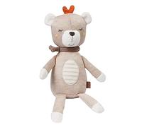 Fehn FehnNATUR - Peluche douce pour nouveau-né comme aide au sommeil - Peluche pour bébé à saisir, sentir et câliner - Peluche en coton biologique (kba) pour bébés et enfants