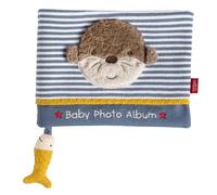 Fehn Fotoalbum Otter - Entdecken, Forschen, Fühlen: Mit dem Stoff-Fotoalbum spielerisch Gesichter merken und Namen lernen, für Babys und Kleinkinder ab 0+ Monaten