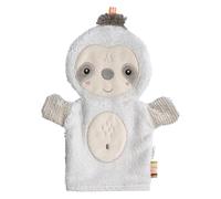 Fehn Gant de Toilette Paresseux, avec Motif d’Animal pour Un Bain Joyeux, Absorbant et Doux, pour Bébés et Enfants dès 0 Mois