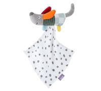Fehn Mini Doudou Chien Naturel - Mini Compagnon de Jeu et Doudou en Peluche en Coton Bio Issu de l'agriculture Biologique contrôlée (KBA) - pour bébés et Tout-Petits à partir de 0 Mois