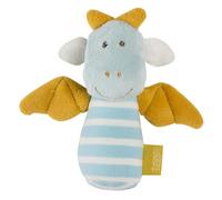 Mini-Rassel Drache - Mini-Greifling zum Rasseln, Fühlen, Spielen mit kuschelweichem Stoff-Tier - EIN treuer Begleiter für Babys und Kleinkinder AB 0+ Monaten
