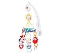 Fehn Mobile musical de voyage Color Friends Boîte à musique avec animaux d'activité Boîte à musique