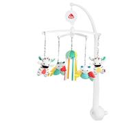 Fehn Mobile musical DoBabyDoo - Mobile à remonter avec mélodie | Mélodie Berceuse de Mozart et figurines pour occuper et apaiser bébé - avec fixation au lit, de 0 à 5 mois
