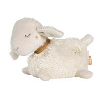 Fehn mouton NATUR - Peluche avec poche chauffante et réfrigérante amovible - Coussin aux pépins de raisin en coton issu de l'agriculture biologique - pour bébés et enfants en bas âge dès la naissance