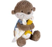 Fehn Otter - Veilleuse & aide au sommeil : Doudou avec broderie "Glow-in-The-Dark" & module veilleuse, pour bébés & jeunes enfants à partir de 0+ mois