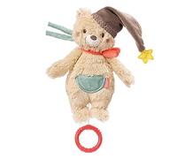 Fehn Peluche Musicale en Forme D’Ours - avec Douce Mélodie de la "Berceuse de Mozart" pour aider à S’endormir - Jouets pour bébés en voyage et à la maison - pour bébés et jeunes enfants