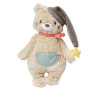 Fehn Ours en peluche - Ours en peluche tout doux pour aider les nouveau-nés à s'endormir - à toucher, sentir et câliner - pour bébés et enfants en bas âge dès la naissance