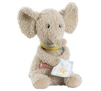 Fehn Peluche éléphant « Hello little One » - Camarade de jeu, protecteur et peluche - Peluche comme aide au sommeil de bébé - Doudou comme cadeau pour bébé - Joli accessoire pour naissance ou baptême