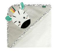 fehn® Cape de bain enfant zèbre 80x80 cm