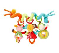 Fehn Spirale d'Activités Safari - pour Saisir et Palper - pour le lit, le parc, la coque et le siège auto - pour bébés et jeunes enfants à partir de 0 mois