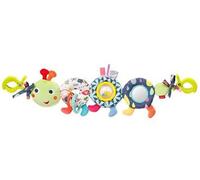 Fehn COLOR Friends 055344 Chaîne d’Activités avec Jolie Chenille à Suspendre de Manière Flexible - Pour Bébés et Tout-Petits dès 0 Mois - Taille 50 cm