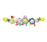 Fehn Chaîne d’Activités Mobile Chenille COLOR Friends - mobile avec adorable chenille - Jouet à suspendre de manière flexible - Jouet de poussette pour bébés et jeunes enfants dès 0+ mois