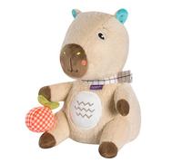 Fehn Veilleuse Capybara Clara - Lumière douce et aide au sommeil | Doudou avec broderie phosphorescente et module veilleuse - Pour les tout-petits à partir de 0 mois