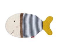 Fehn Waschhandschuh Fisch - Waschlappen mit Tiermotiv für fröhlichen Badespaß, für Babys und Kinder AB 0+ Monaten