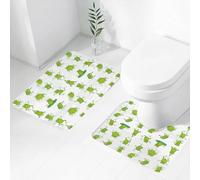 FEHWI Lot de 2 Tapis de Salle de Bain pour la Salle de Bain - Antidérapants et lavables - pour Douche, Baignoire,Modèle sans Couture Original et Tendance de très Haute qualité avec Un Prince ou Une