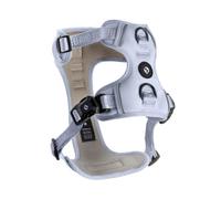 Fei and Eve Cloud MagEase Harnais pour chien avec boucles à dégagement rapide, réfléchissant, contrôle anti-traction à 3 points, maille respirante, ajustement réglable, taille L, bleu crépuscule