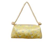 FEIAOPE Sac à main traditionnel épaule chinois, Women Classical Embroidery Purse Vintage Embroidery Handag(Yellow)