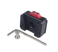 FEICHAO Adaptateur universel à dégagement rapide de type V 38 mm pour queue d'aronde compatible avec caméra d'action, trépied, accessoires de cardan DSLR (plaque à dégagement rapide)