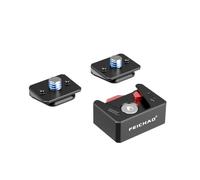 FEICHAO Cage pour appareil photo 1/4 avec trou de positionnement horizontal et cadre de protection vertical compatible avec Ace Pro/Ace Pro2 (base à dégagement rapide, uniquement)