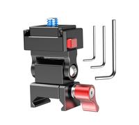 FEICHAO Support de caméra à dégagement rapide avec rail OTAN, pivotant à 360° et inclinaison à 180° réglable, support de cage de caméra (vis 6,35 mm pour Hero 13/OSMO 360/X5)