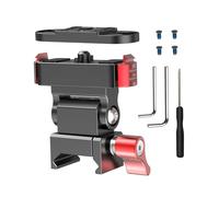 FEICHAO Support de caméra à dégagement rapide avec rail OTAN, pivotant à 360° et inclinaison à 180° réglable, support de cage pour caméra (base magnétique pour Hero 13/12/11/10/9/8)