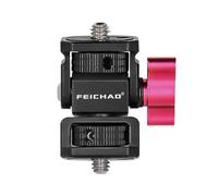 FEICHAO Support de moniteur rotatif 1/4 à 1/4/adaptateur de griffe compatible avec Hero 13 DSLR Camera Flash Light Stabilisateur Accessoires (D Set B)