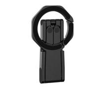 FEICHAO Support magnétique pour téléphone portable - Trépied de bureau pliable - Support pour selfie - Pour smartphone fonctionnel magnétique (noir)