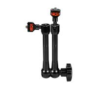 FEICHAO Ventouse sous vide de 10,2 cm, bras magique réglable à vis 1/4 de 17,8 cm, 27,9 cm, compatible avec appareil photo OSMO 360 (bras magique de 17,8 cm)