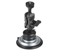 FEICHAO Ventouse sous vide de 10,2 cm, bras magique réglable à vis 1/4 de 17,8 cm, 27,9 cm, compatible avec appareil photo Osmo 360 (ensemble de ventouses à tête sphérique de 2,5 cm à vis 1/4)