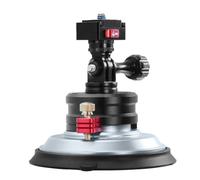 FEICHAO Ventouse sous vide de 10,2 cm, bras magique réglable à vis 1/4 de 17,8 cm, 27,9 cm, compatible avec appareil photo Osmo 360 (ensemble de ventouses à dégagement rapide à vis 1/4)