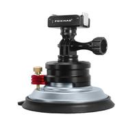FEICHAO Ventouse sous vide de 10,2 cm, bras magique réglable à vis 1/4 de 17,8 cm, 27,9 cm, compatible avec appareil photo Osmo 360 (ensemble de ventouses à dégagement rapide magnétique)