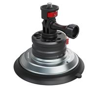 FEICHAO Ventouse sous vide de 10,2 cm, bras magique réglable à vis 1/4 de 17,8 cm, 27,9 cm, compatible avec appareil photo Osmo 360 (ensemble de ventouses à vis 6,35 mm)