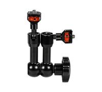 FEICHAO Ventouse sous vide de 10,2 cm, bras magique réglable à vis 1/4 de 17,8 cm, 27,9 cm, compatible avec appareil photo OSMO 360 (bras magique réglable de 27,9 cm)