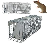 Feidak Humane Cage de piège pour animaux vivants Motif écureuil, raton laveur 61 x 19 x 21 cm