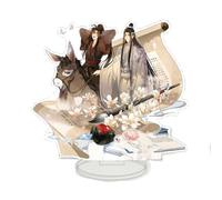 FEIDIAO Grandmasters of Demonic Cultivation Acrylique Stand LAN Wangji & Wei Wuxian Action Figure Support Décoration De Bureau Anime Fans Collections (A)