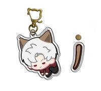 FEIDIAO Love & Deep Space Porte-clé Deepspace Personnage Xavier Pendentif Acrylique Porte-clé Rafayel Zayne Sylus Figurine Clé Sac Décor Pendentif (C)