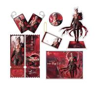 FEIDIAO Love & Deepspace Produits Sylus Insigne Porte-clés Sylus Poster Stand Et Carte De Collection pour Les Fans 6pcs