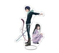 FEIDIAO Nora Gami Acrylique Support Yato & Iki Hiyori Figurine Stand Décoration De Bureau Collection Fans D'anime (E)