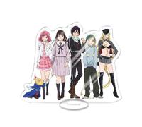 FEIDIAO Nora Gami Acrylique Support Yato & Iki Hiyori Figurine Stand Décoration De Bureau Collection Fans D'anime (A)