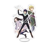 FEIDIAO Nora Gami Acrylique Support Yato & Iki Hiyori Figurine Stand Décoration De Bureau Collection Fans D'anime (C)