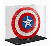 FEIFANBOYANG Vitrine transparente en acrylique pour boucliers Lego 76262, vitrine anti-poussière compatible avec Lego 76262 Boîte de présentation anti-poussière 2 mm