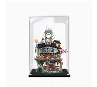 FEIFANBOYANG Vitrine transparente en acrylique pour Lego 70620 The City Model - Étanche à la poussière - 45 x 40 x 64,8 cm - 2 mm