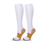feifanshop Chaussettes de Compression pour Hommes et Femmes, Meilleure Forme Sportive pour Courir, infirmières, ashtoises au Tibia, Voyage en Avion et Grossesse de maternité