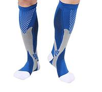 feifanshop Chaussettes de contention pour femmes et hommes 20-30mmHg Meilleures chaussettes de compression pour la grossesse en cours d'exécution